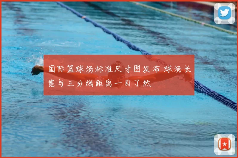 国际篮球场标准尺寸图发布 球场长宽与三分线距离一目了然